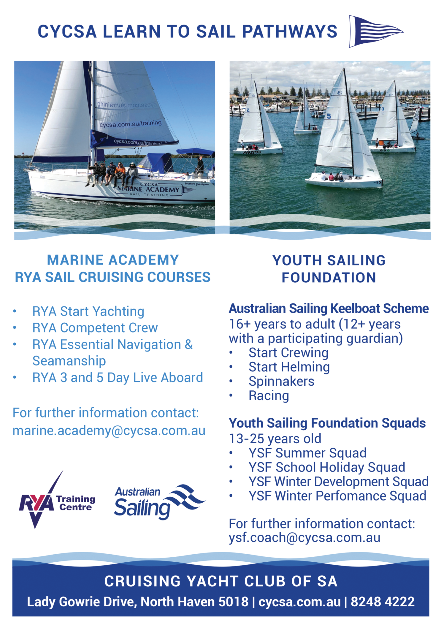 About The Marine Academy - Cycsa