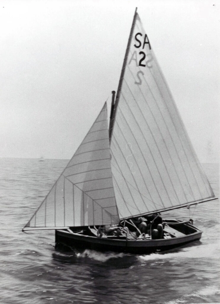 Noc-too sailing. Fred Neill and crew of Doug Giles & Leo Dunstall